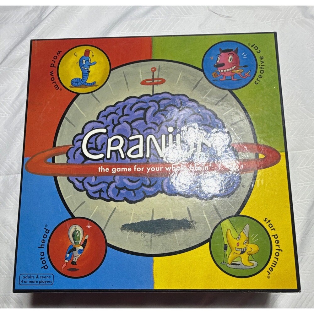 Trivia Board Game Includes Cranium Clay, 4+ Players, 2002